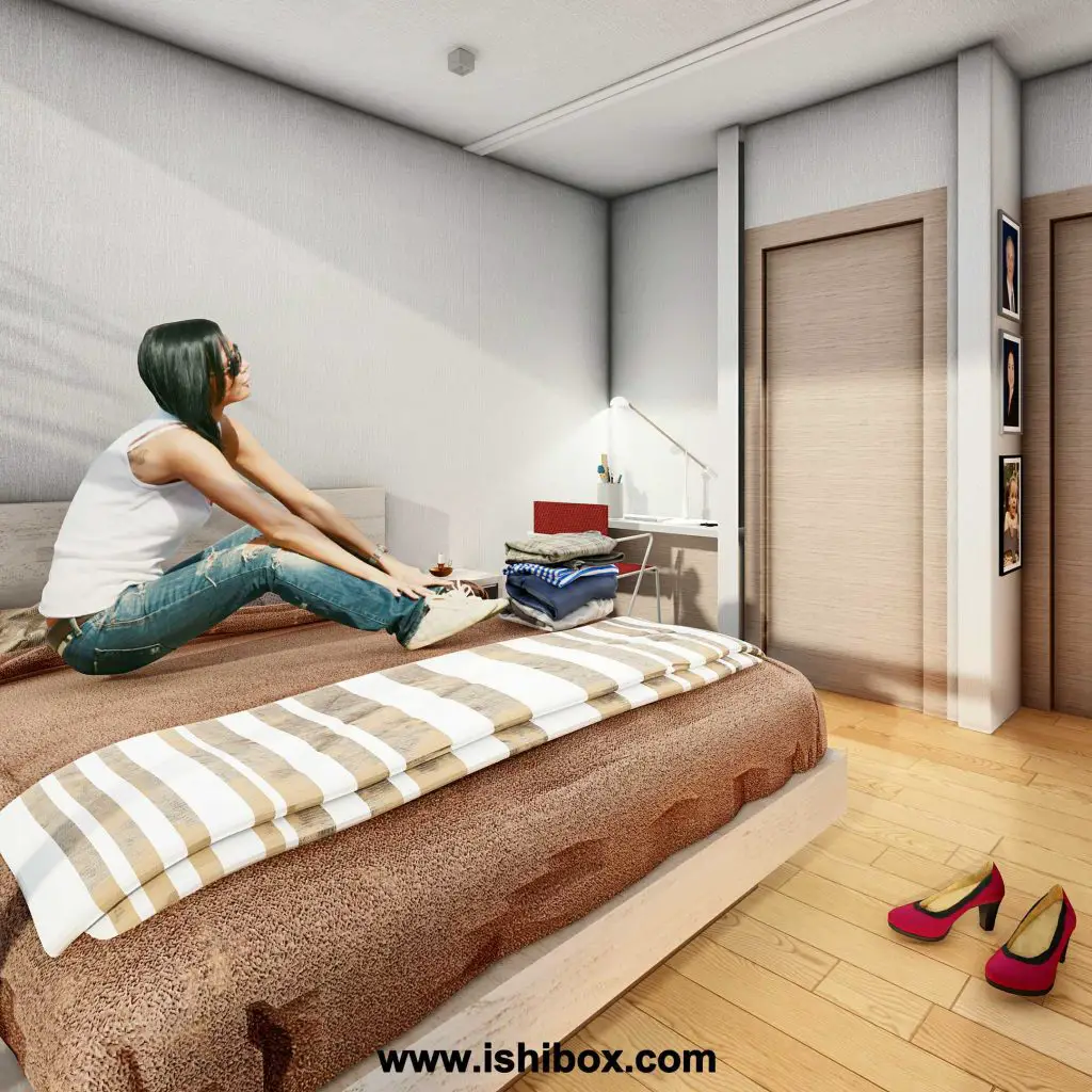 Shipping Container Bedroom