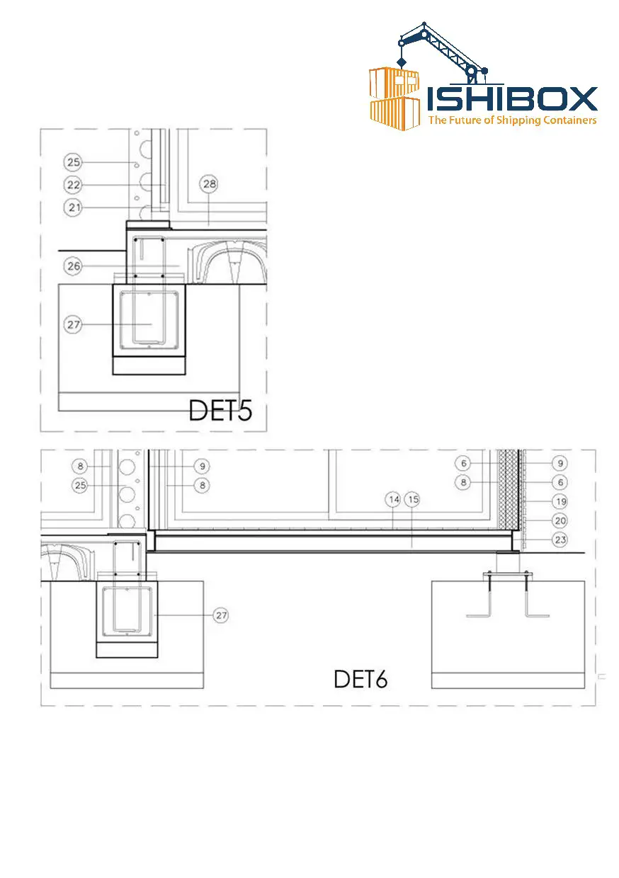 container home foundation plans