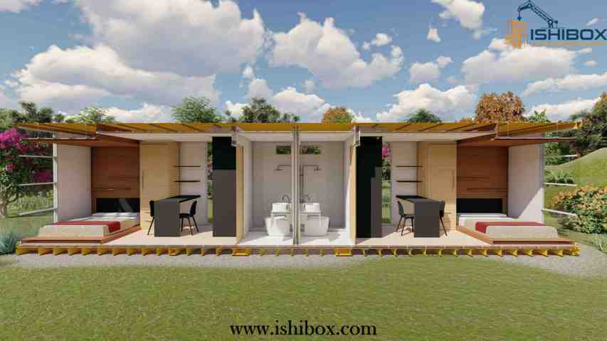 container home sectional view